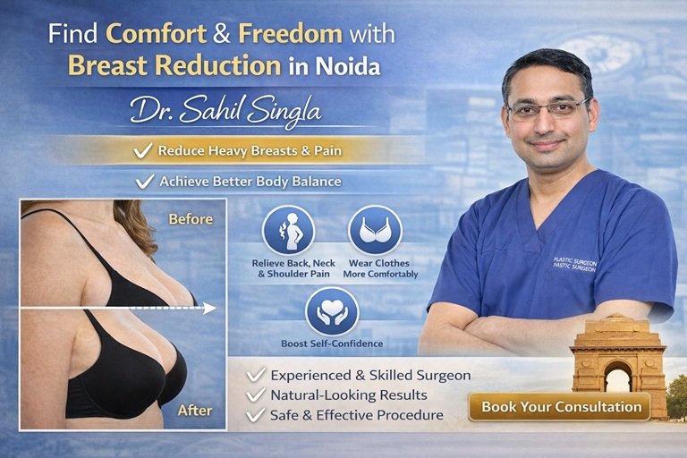 breast reduction in Noida