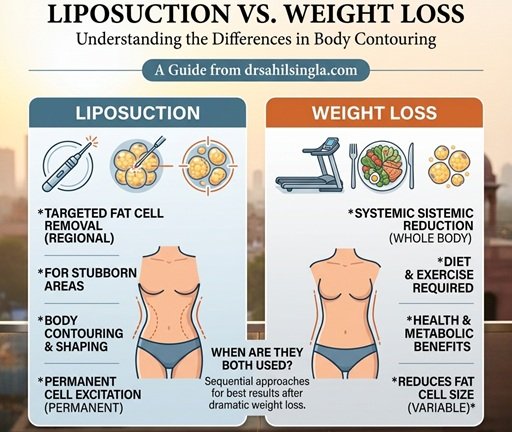 liposuction vs weight loss